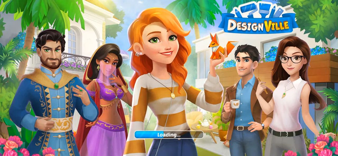 Download game DesignVille Merge, Interior & Garden Design Game for