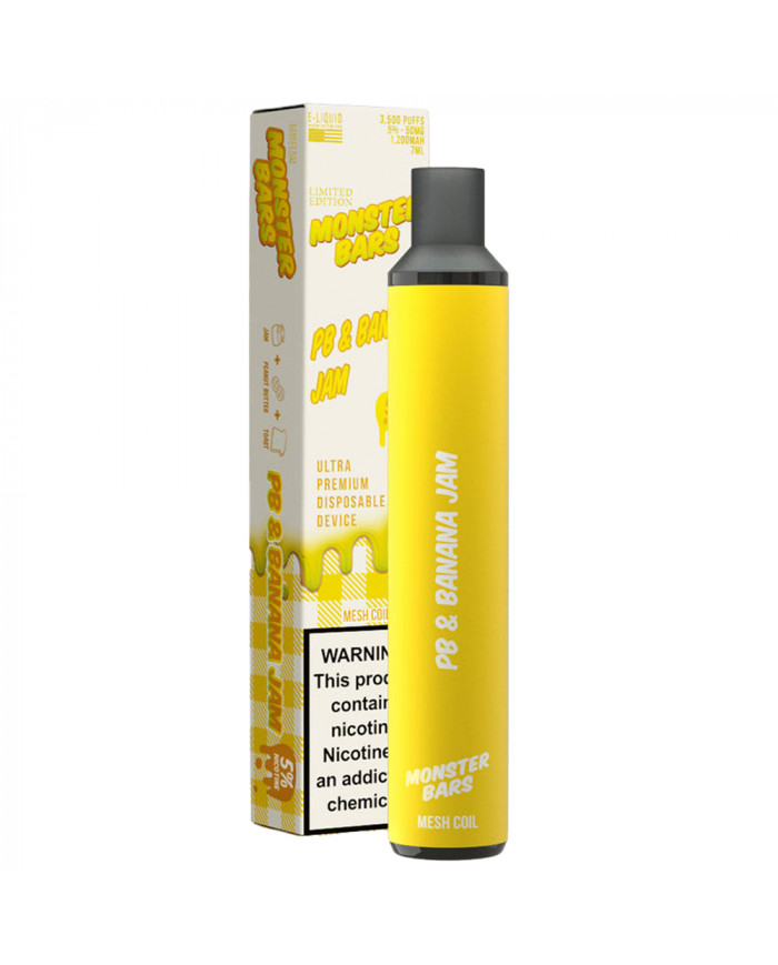 Monster Bars Sabor Esencia Peanut Butter & Banana Jam