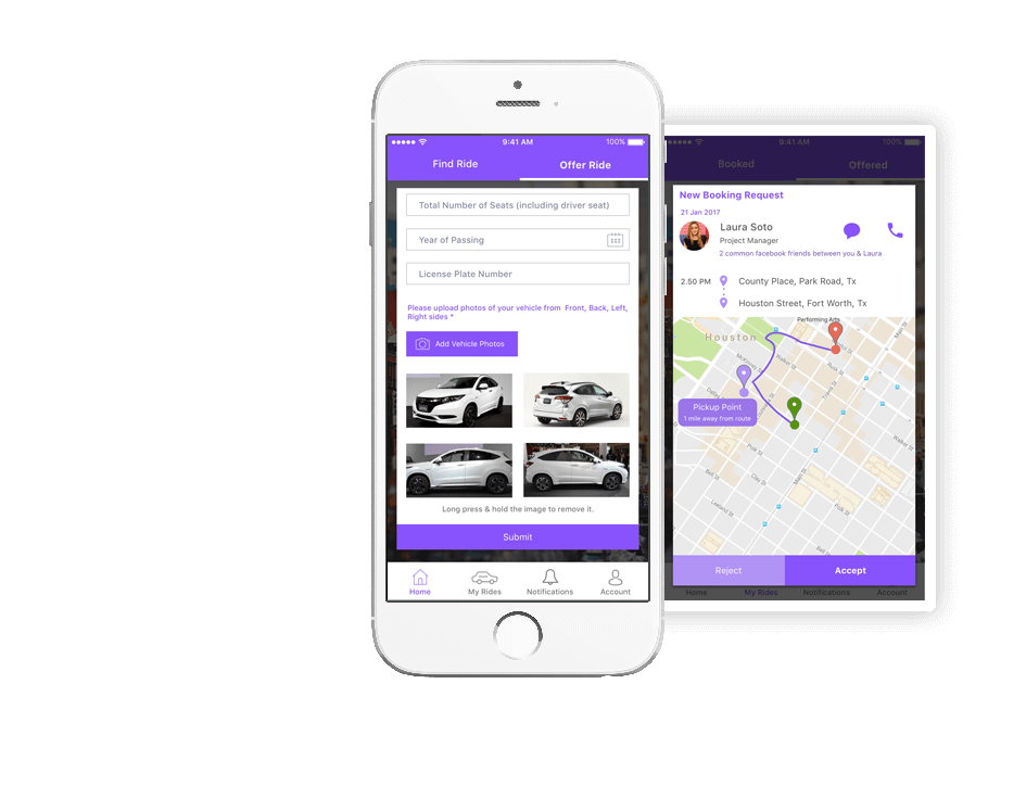 Rideshare & Carpooling App Development Solution Carpool App