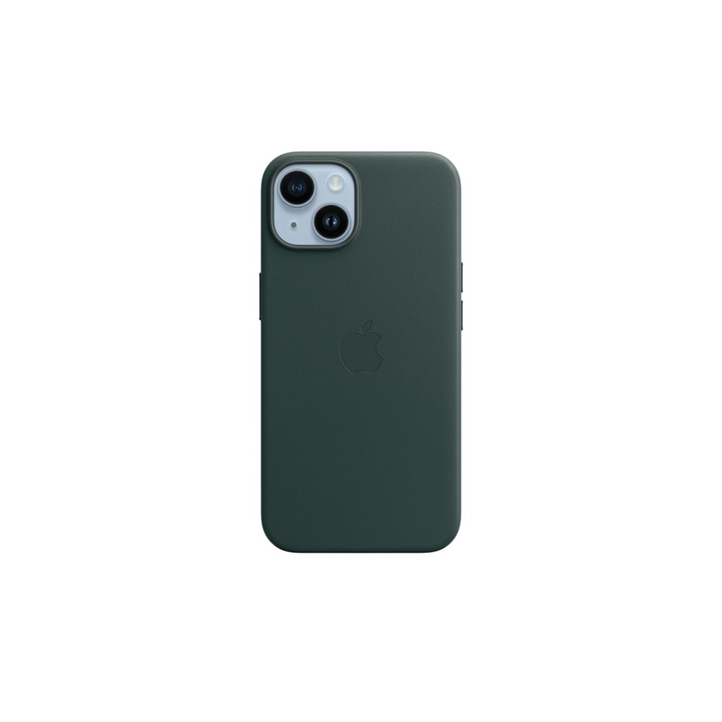 Apple iPhone 14 / iPhone 13 Leather case with MagSafe Forest Green Mobix