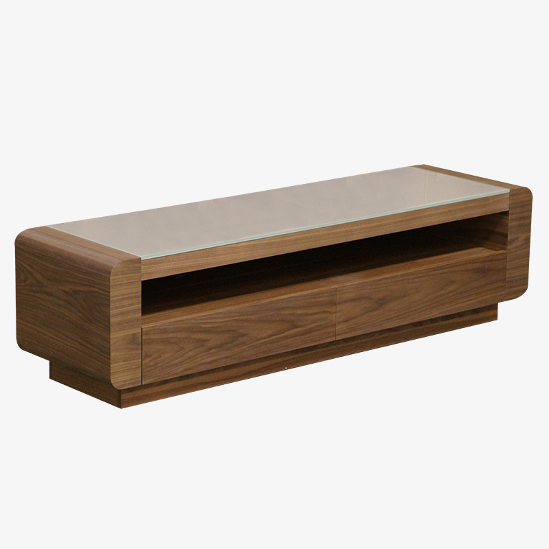 Walnut TV Stand Bruno Mobler Modern Furniture Edmonton