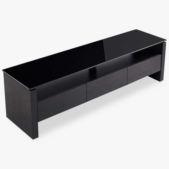 Black Oak TV Stand Martin Mobler Modern Furniture Edmonton