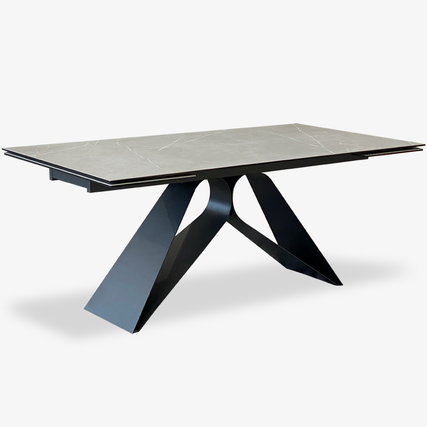 Cermic Extension Table Palma Mobler Modern Furniture Edmonton