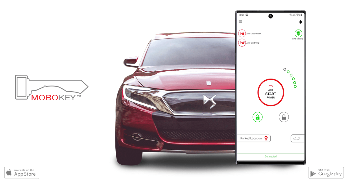 Smartphonebased remote car starter MoboKey