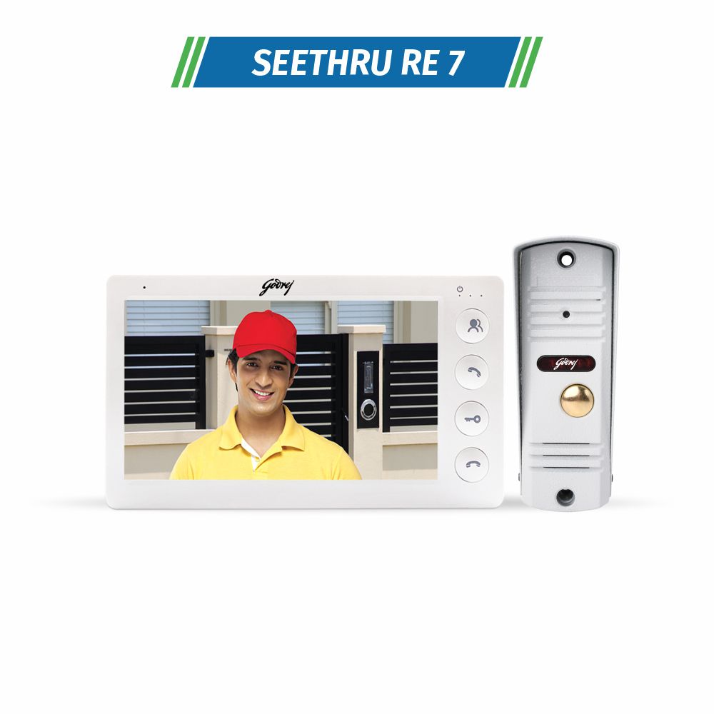 Godrej Seethru RE 7 Eco Video Door Phone MOBURBAN GLOBAL PVT LTD. One