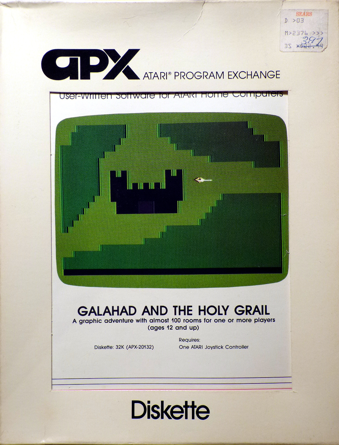 Computer Game Museum Display Case Galahad and the Holy Grail