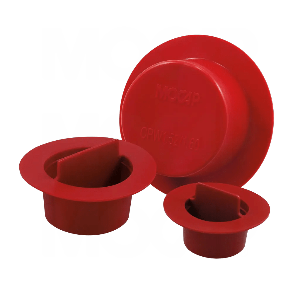 Center Pull Plugs with Wide Flanges Manufactured by MOCAP