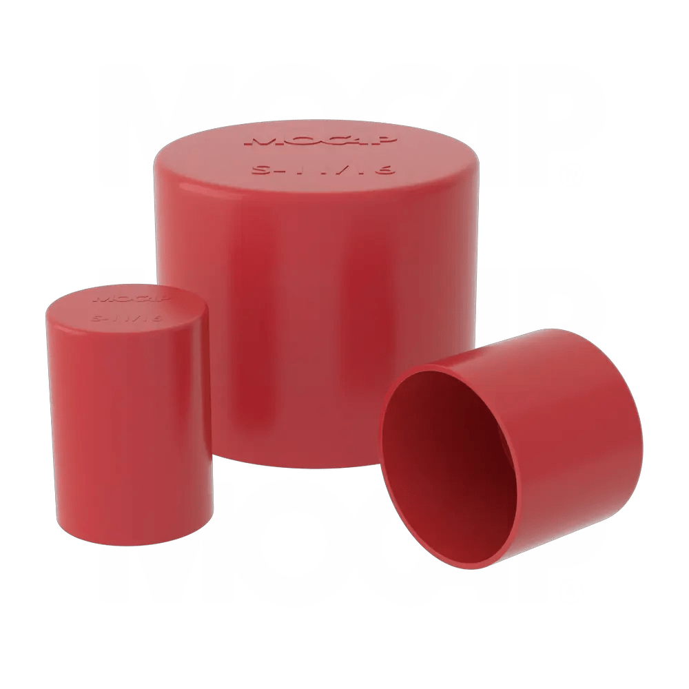 Straight Plastic Caps with Plain Top MOCAP Straight Plastic Caps with Plain Top