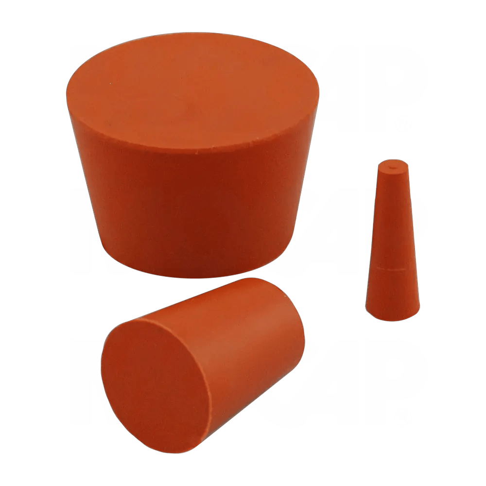 Silicone Tapered Rubber Plugs for Powder Coating, Chrome Plating and