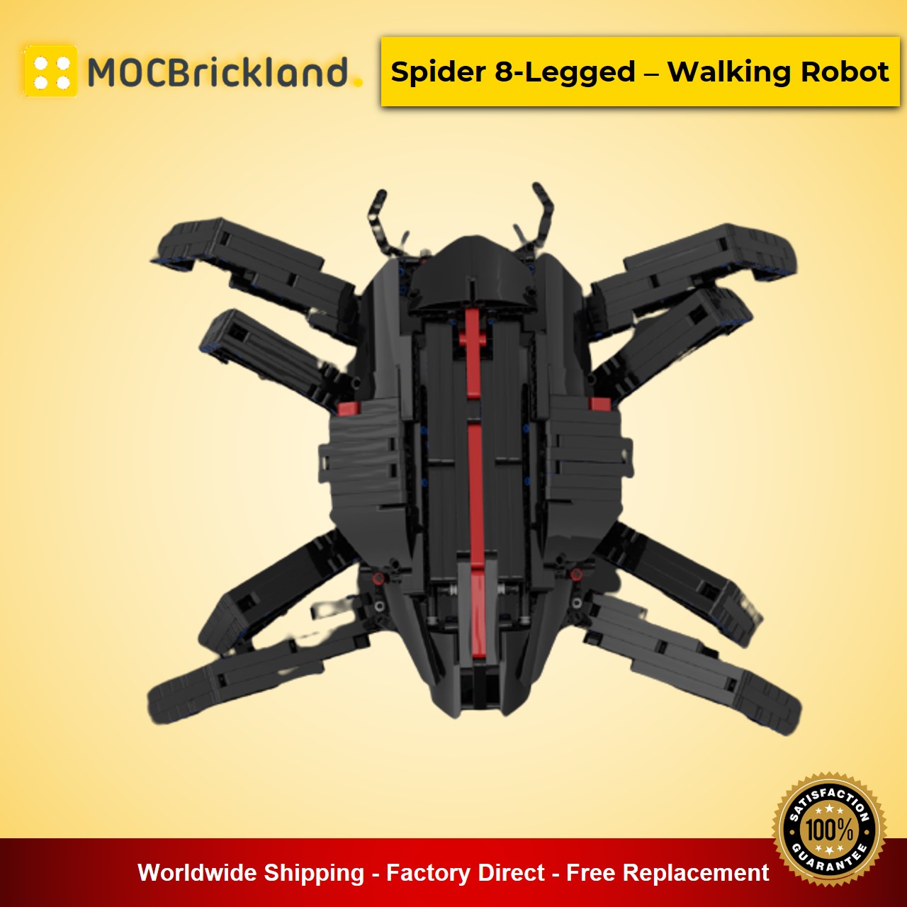 Spider 8Legged Walking Robot MOC48024 Creator Designed By