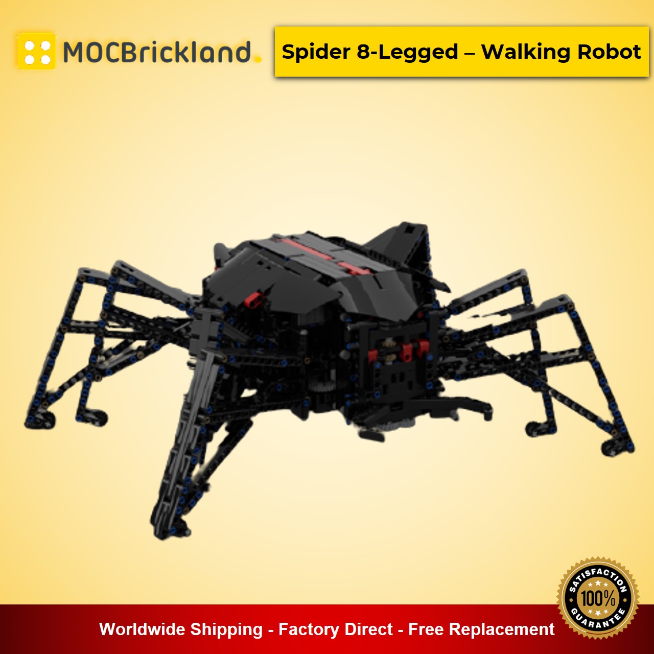 Spider 8Legged Walking Robot MOC48024 Creator Designed By