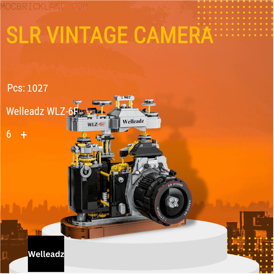 SLR Vintage Camera Welleadz WLZ6F Creator Expert with 1027 Pieces