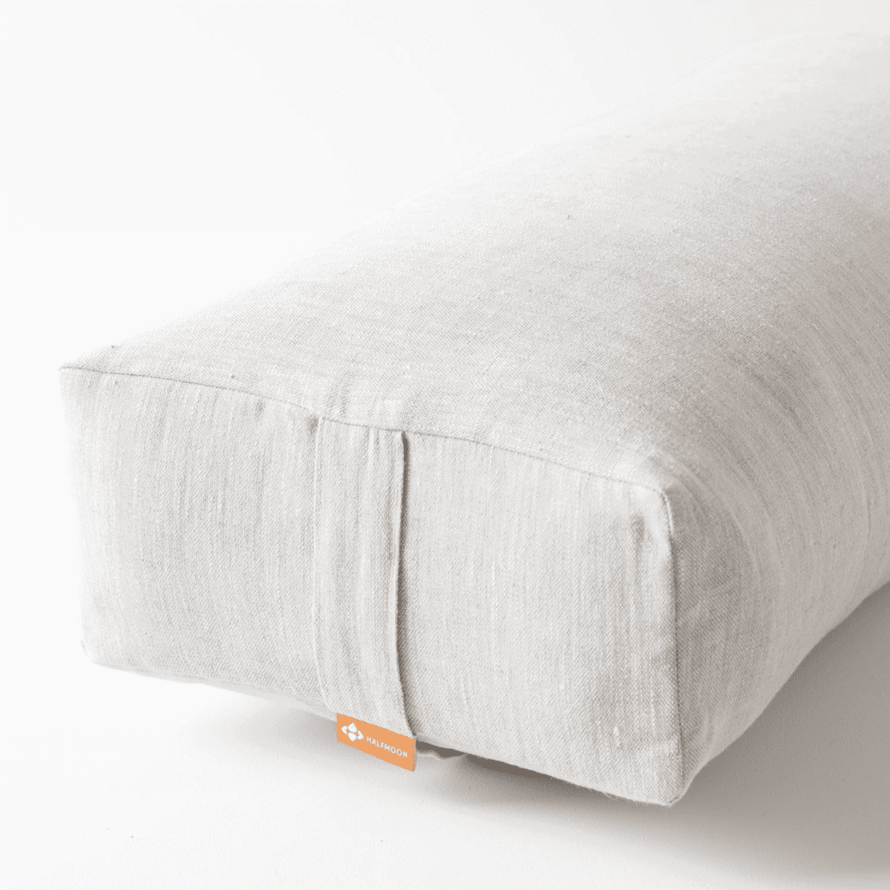 Natural Linen Rectangular Bolster Mocean Yoga