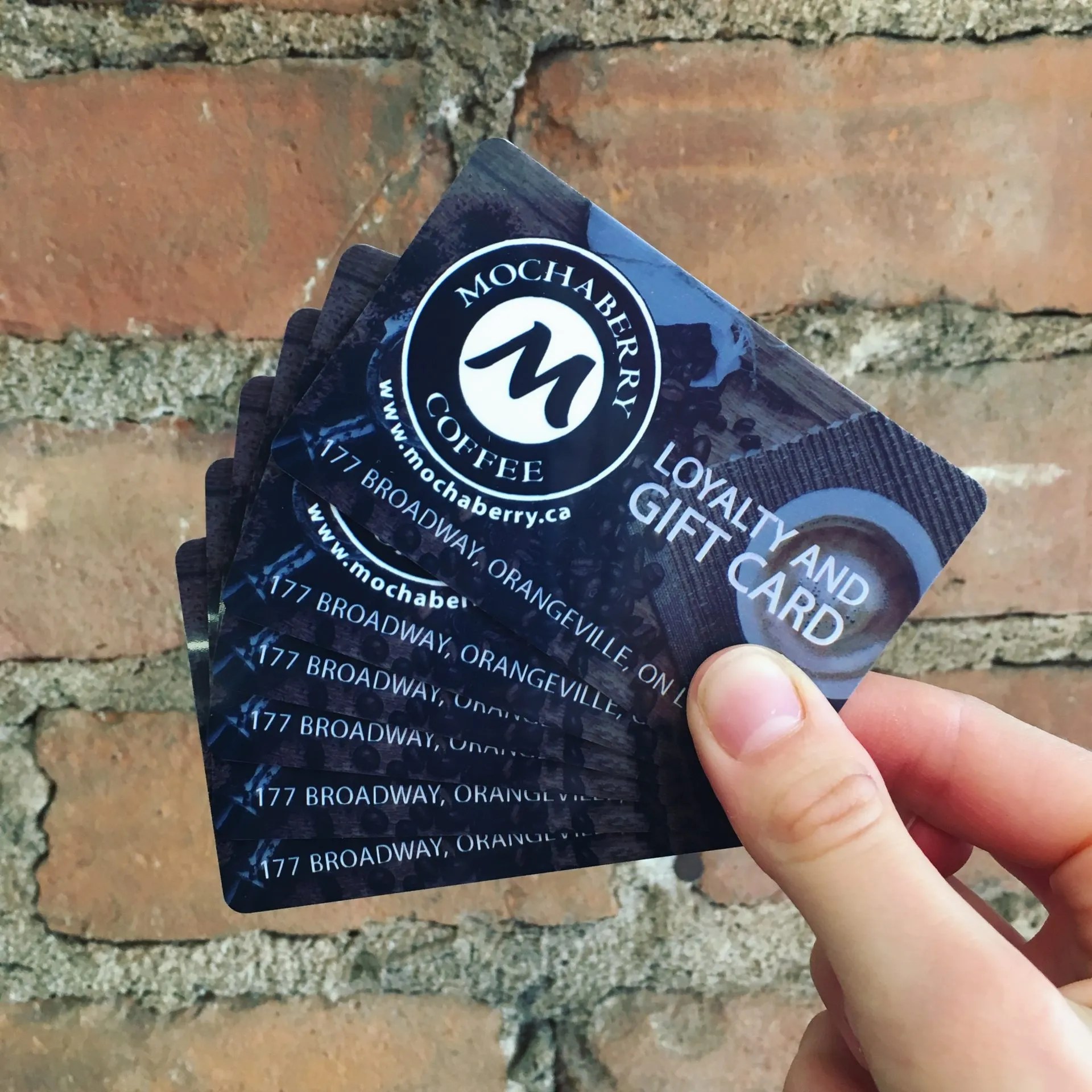 Mochaberry Reloadable Gift Cards Mochaberry Coffee & Co Ltd. Cafe