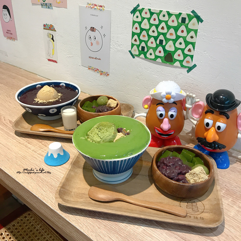 宜蘭市冰店｜小龜有かき冰抹茶：控最愛的日式刨冰♥店內超多可愛小公仔 (宜蘭ig美食/有完整菜單)