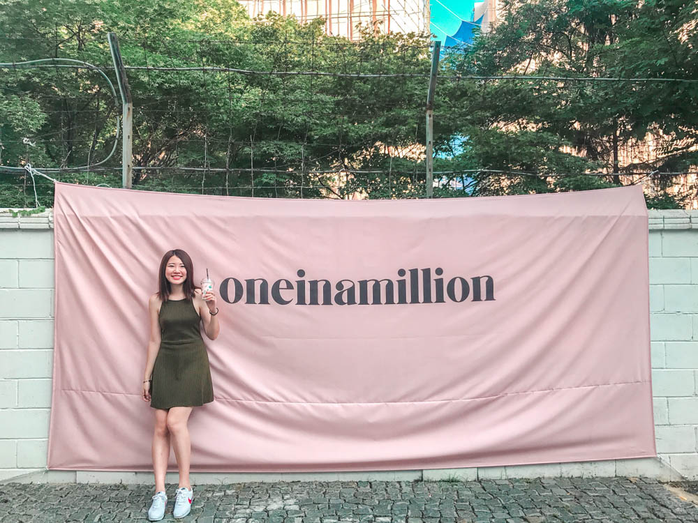 首爾梨泰院咖啡廳｜oneinamillion 好美❤網拍都來這拍的網美打卡店始祖@漢江鎮站