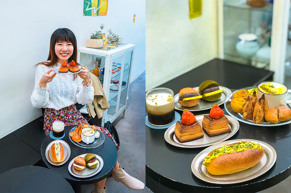 大安站咖啡廳｜moon baking：台北超好吃麵包店，大推抹茶紅豆圓法！菜單價格@捷運大安站