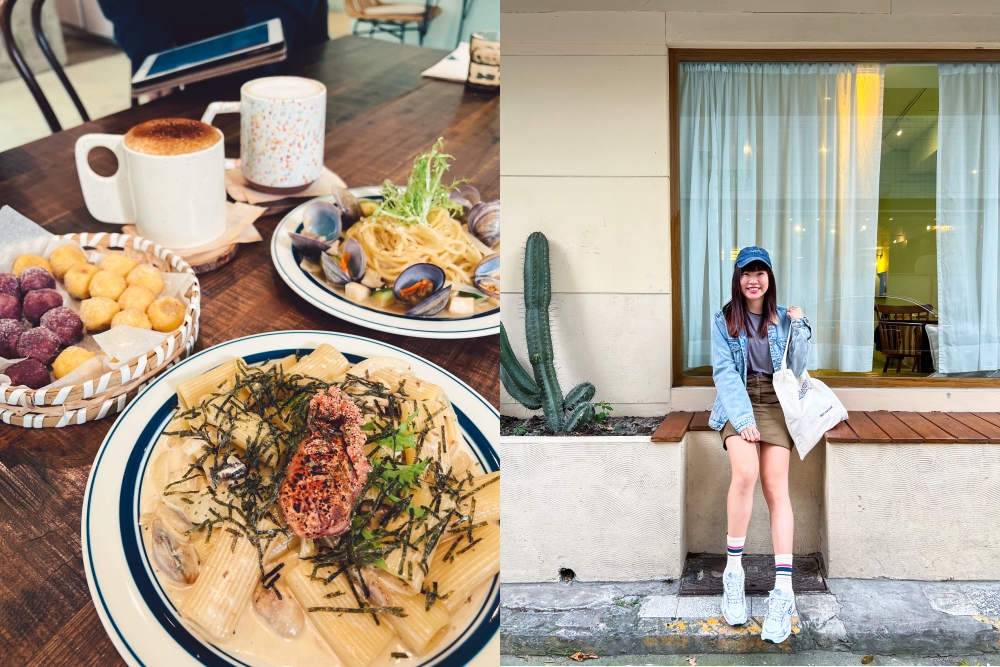 國父紀念館餐廳｜叁食：餐點選擇超多的韓風咖啡廳！早午餐地瓜球、筆管麵、咖哩飯，吃得飽又可拍網美照@信義區美食/台北寵物友善餐廳