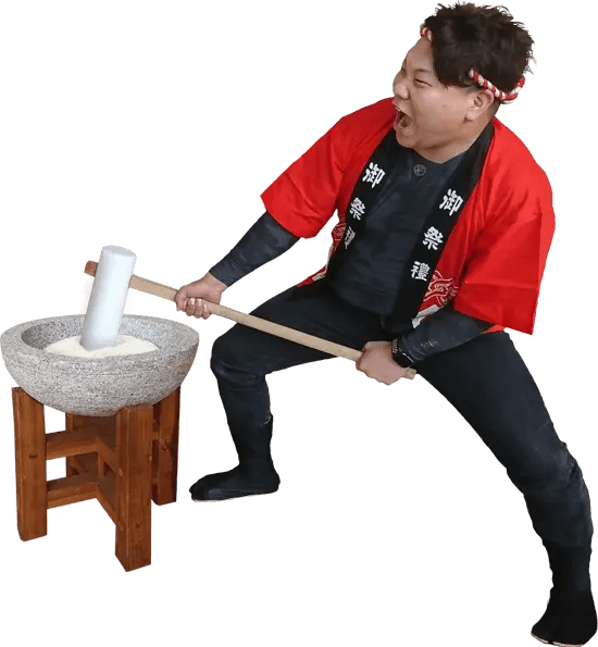 大阪で出張餅つき・レンタル【餅つき道場】