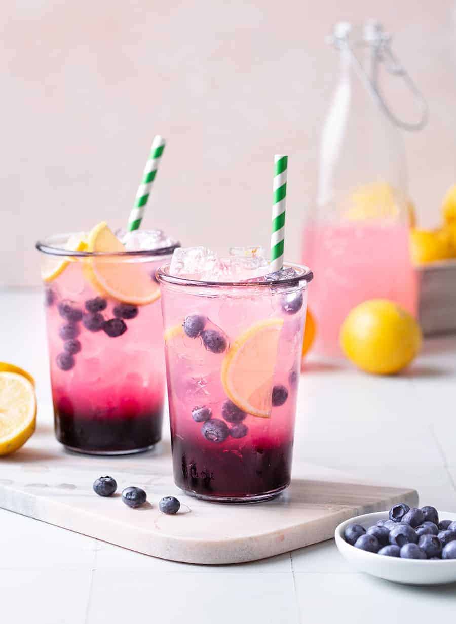 How to Make Fresh Blueberry Pink Lemonade at Home? Easy Recipe