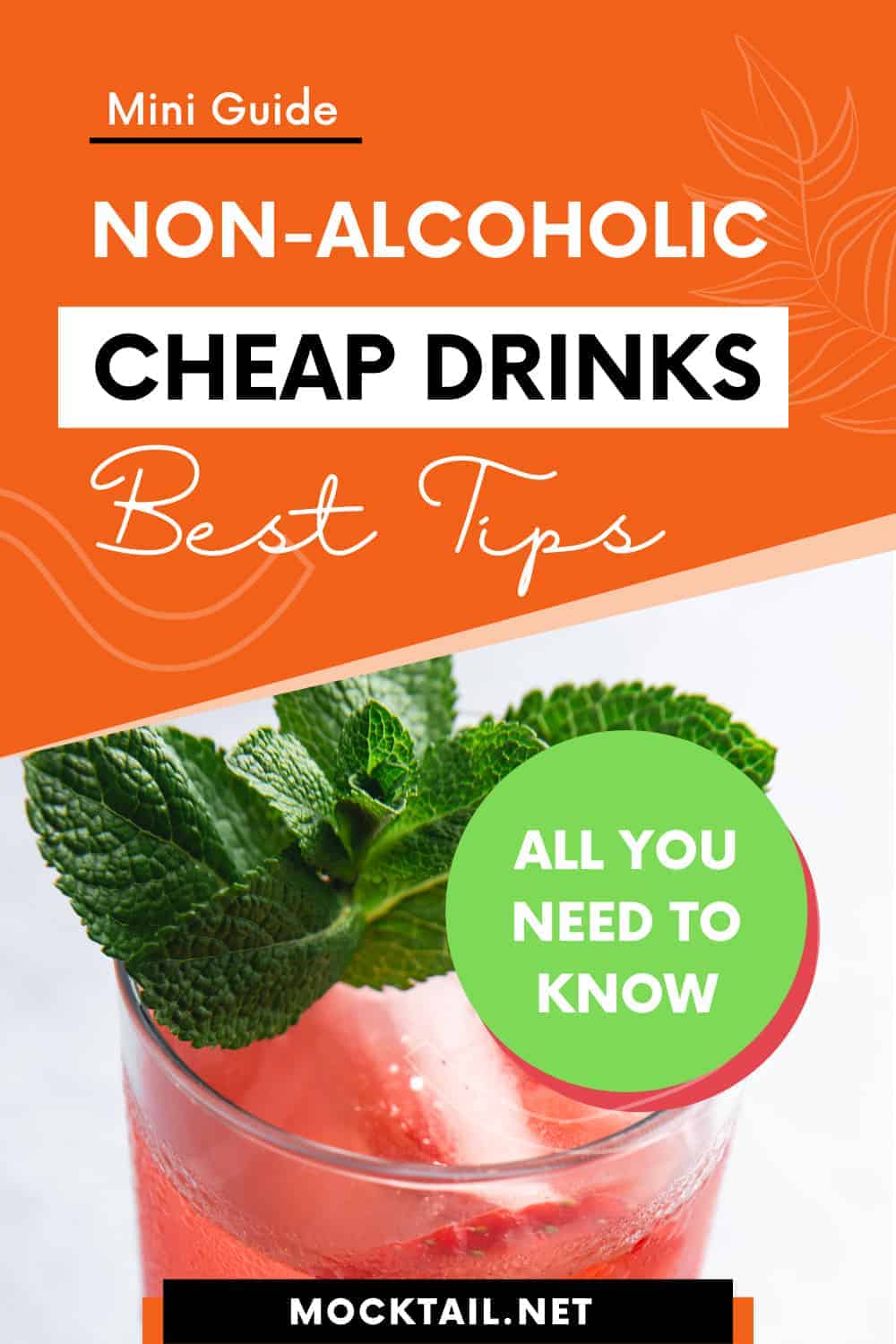 Best Non Alcoholic Cheap Drinks to Make at Home