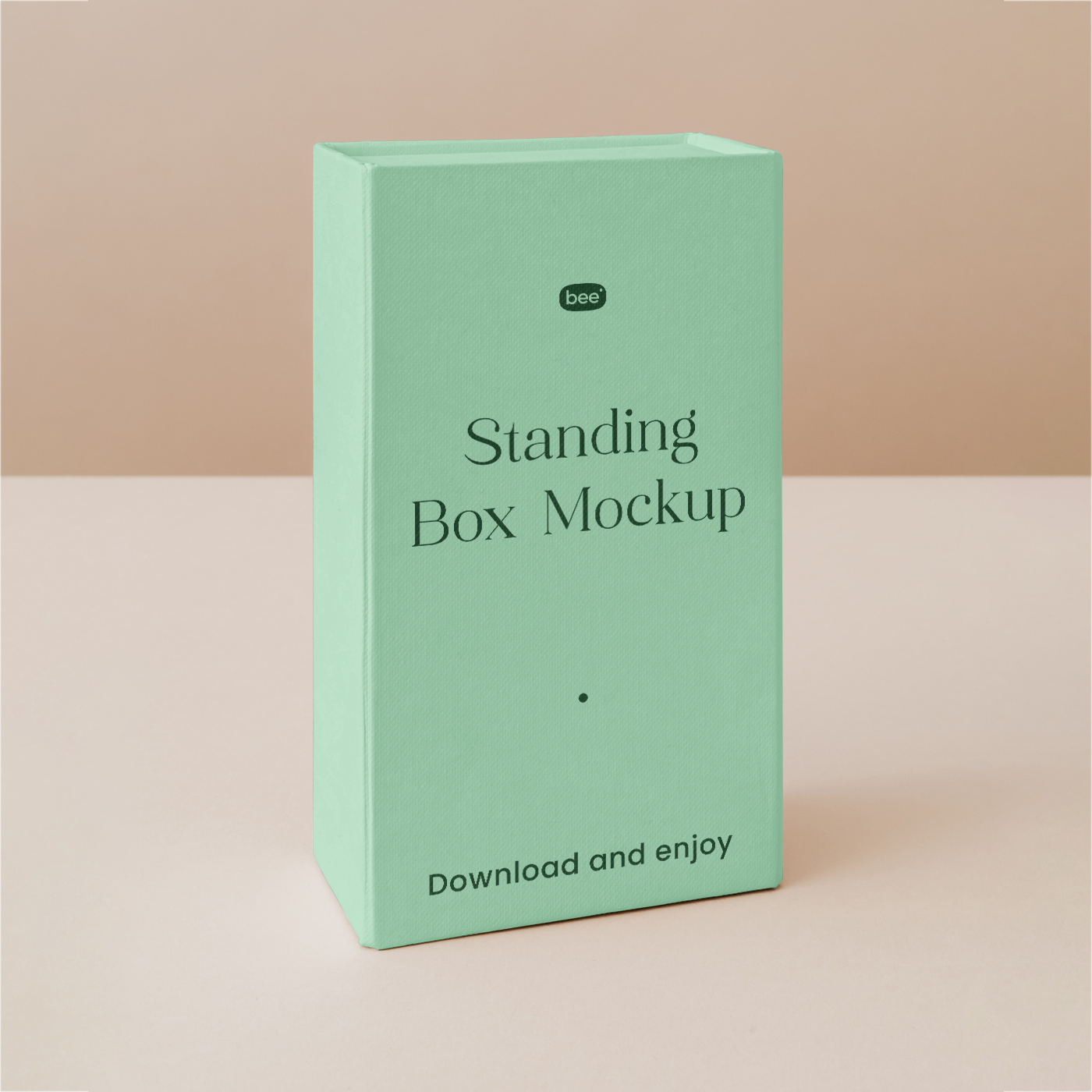Standing Box Mockup