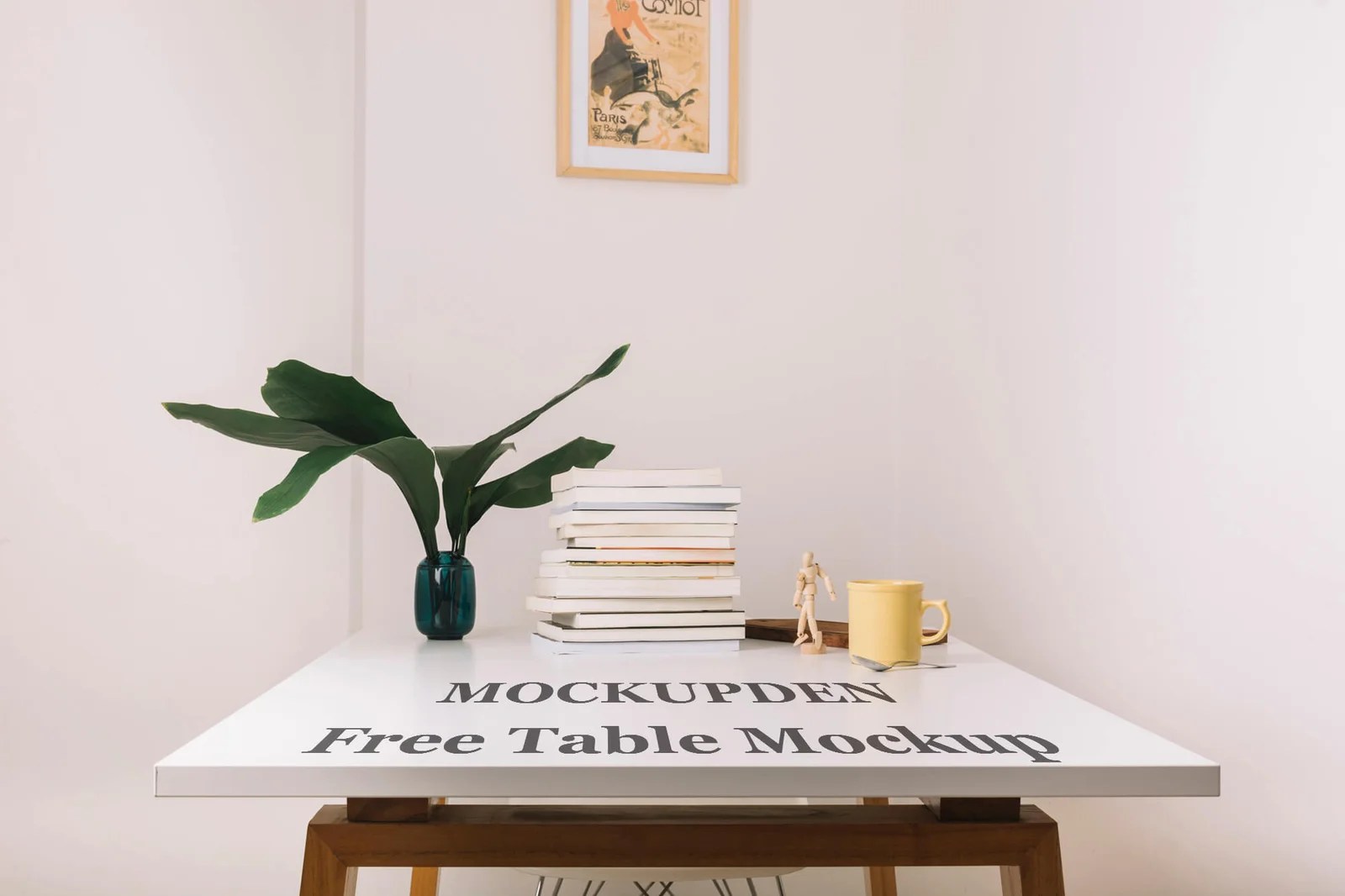 Free Table Mockup PSD Template Mockupden Exclusive