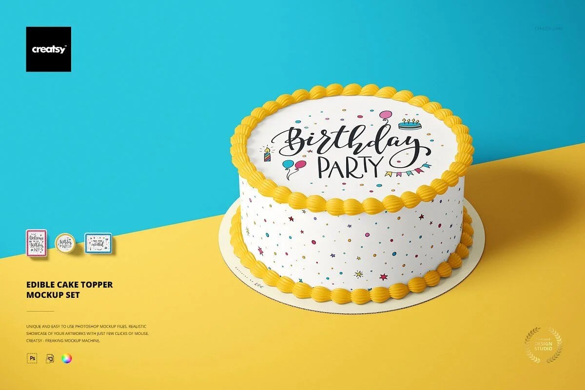 Cake Mockup 45+ Cake Vector, PSD, Icons and Mockups Free