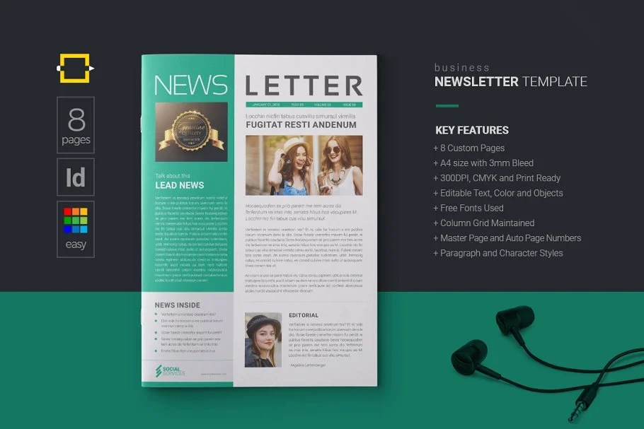 33+New Free Newsletter Mockup Design Concept of 2020