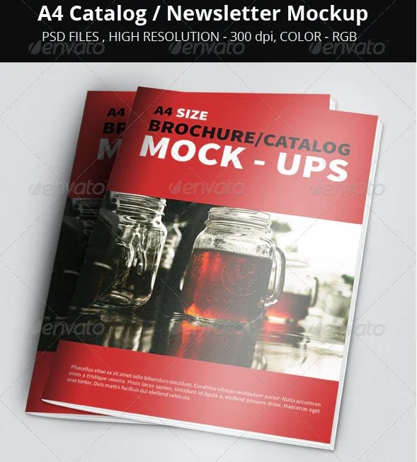 33+New Free Newsletter Mockup Design Concept of 2020