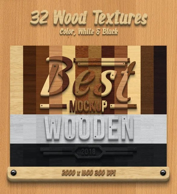 37+ Free Wood Mockup PSD Mockups, Vector, Texture Templates