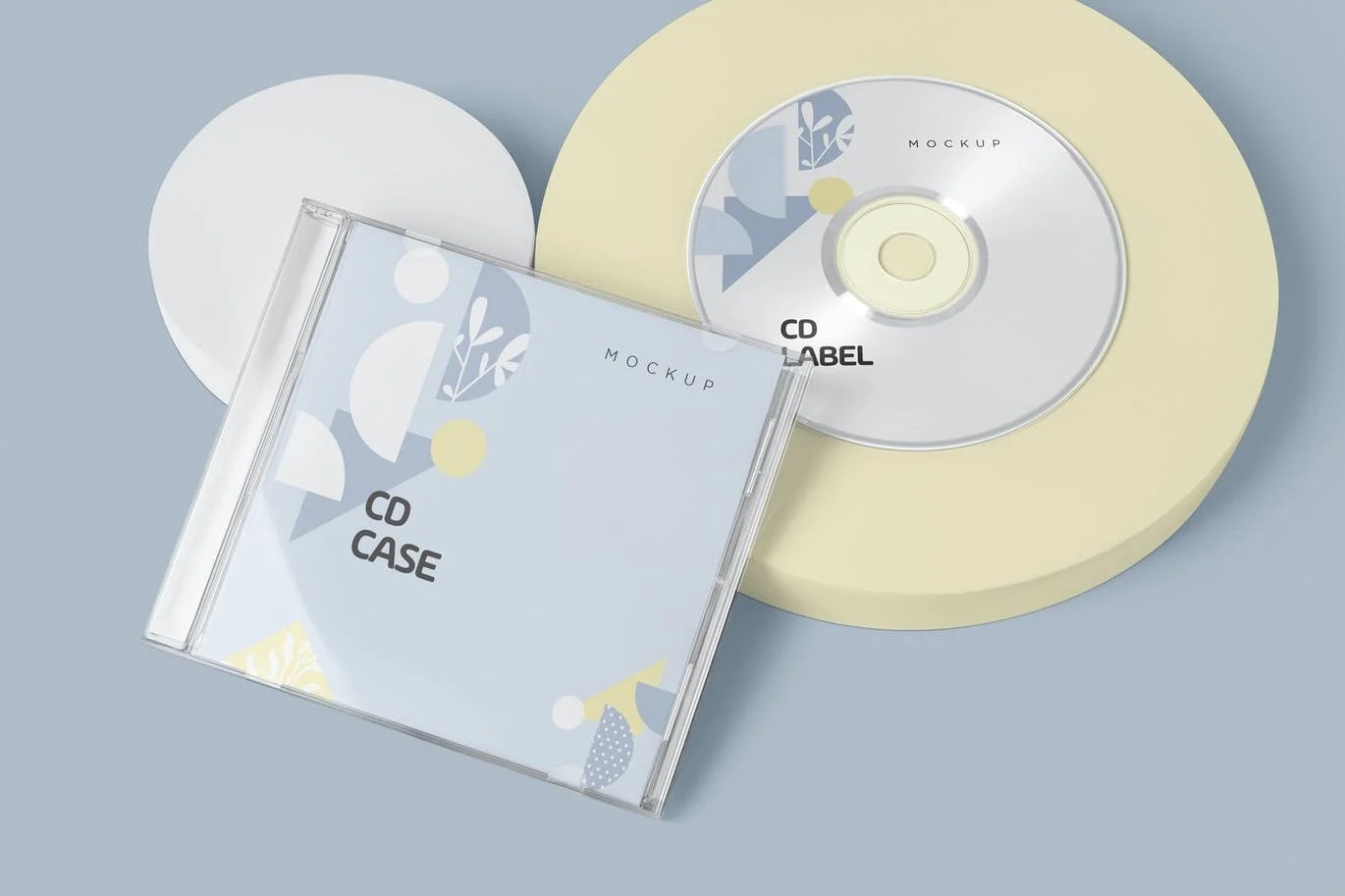 20+ Best Free Creative CD Case Mockup PSD Templates