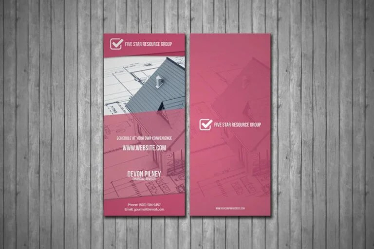 20+ Best FREE Rack Card Mockup PSD Templates for Designer