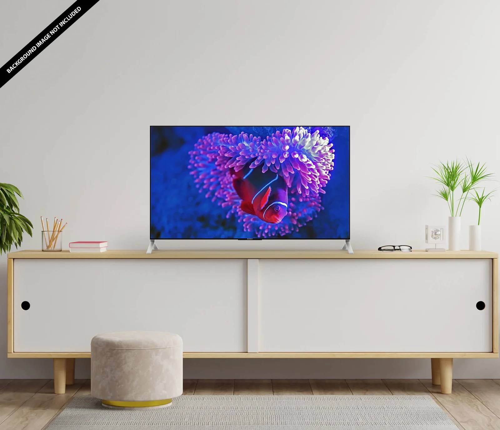 Free Tv Screen Mockup PSD Template Mockup Den