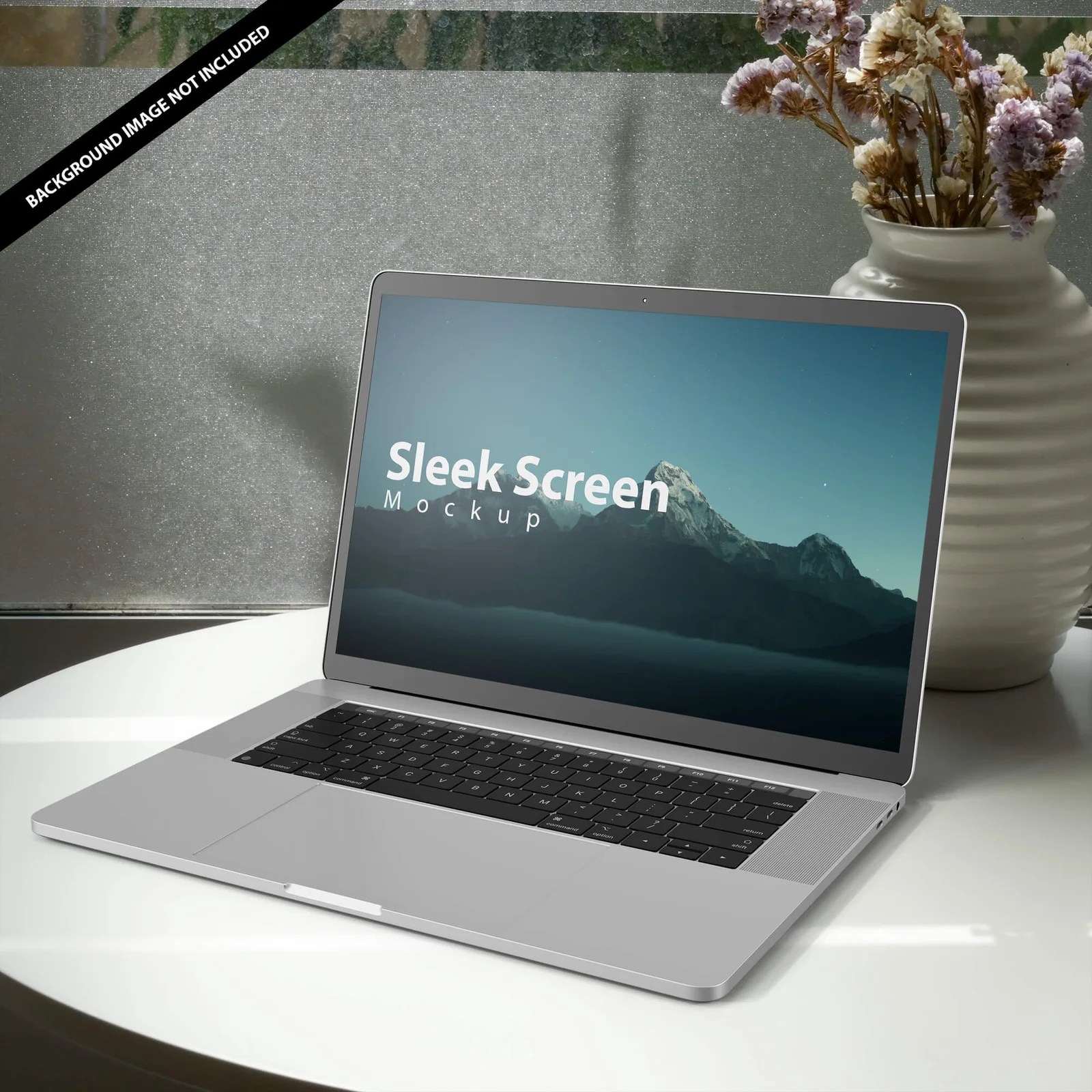 Free Sleek Screen Mockup PSD Template Mockup Den