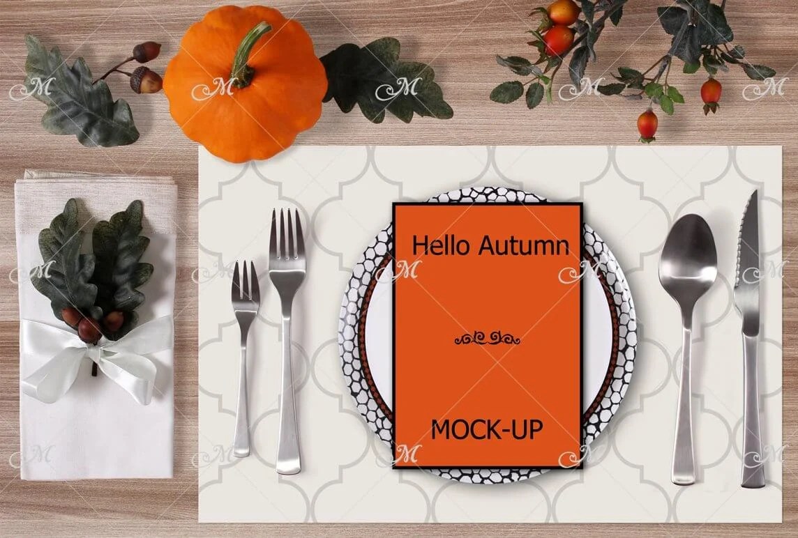 26+ Beautiful Placemat Mockup PSD Templates Mockup Den