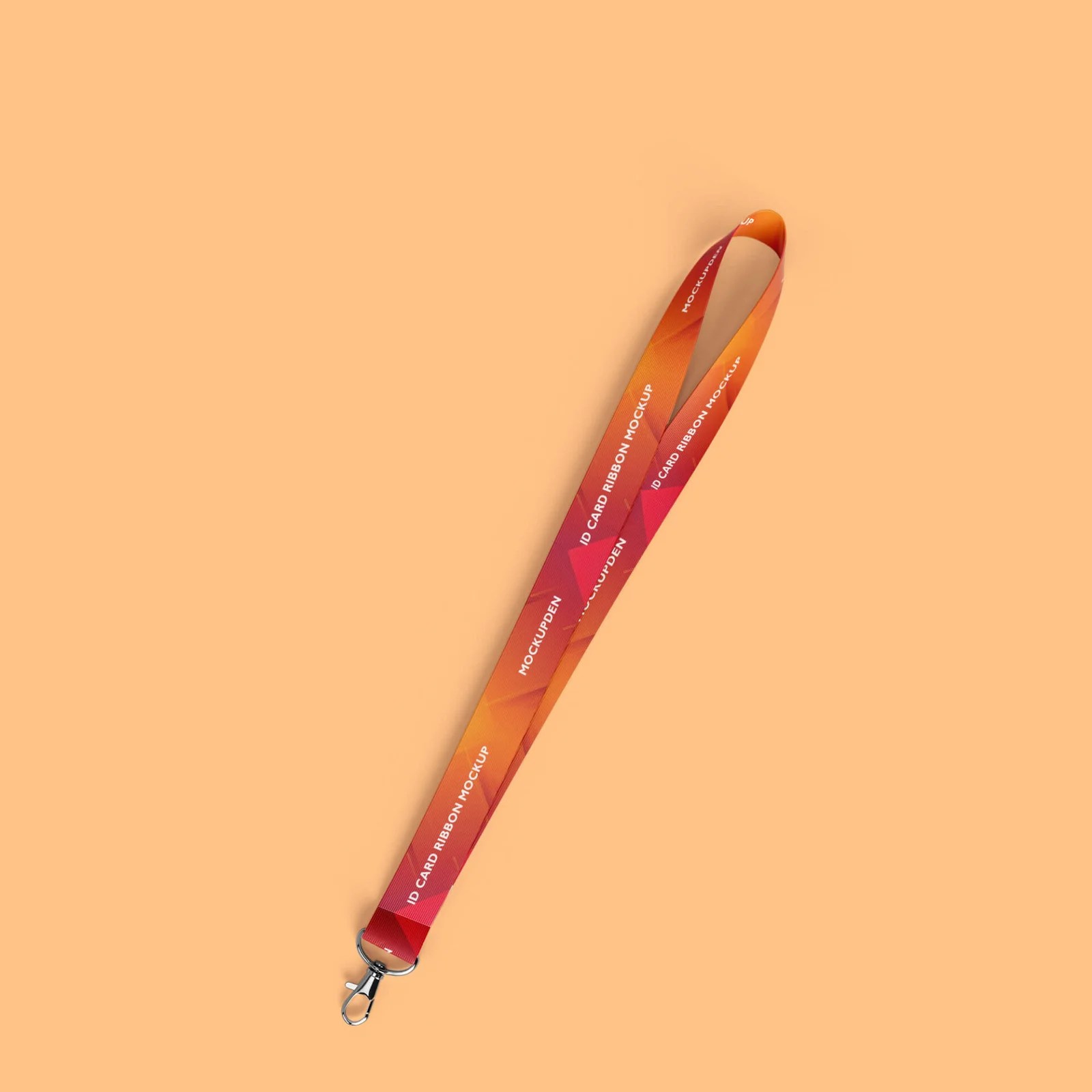 Free Id Card Ribbon Mockup PSD Template Mockup Den