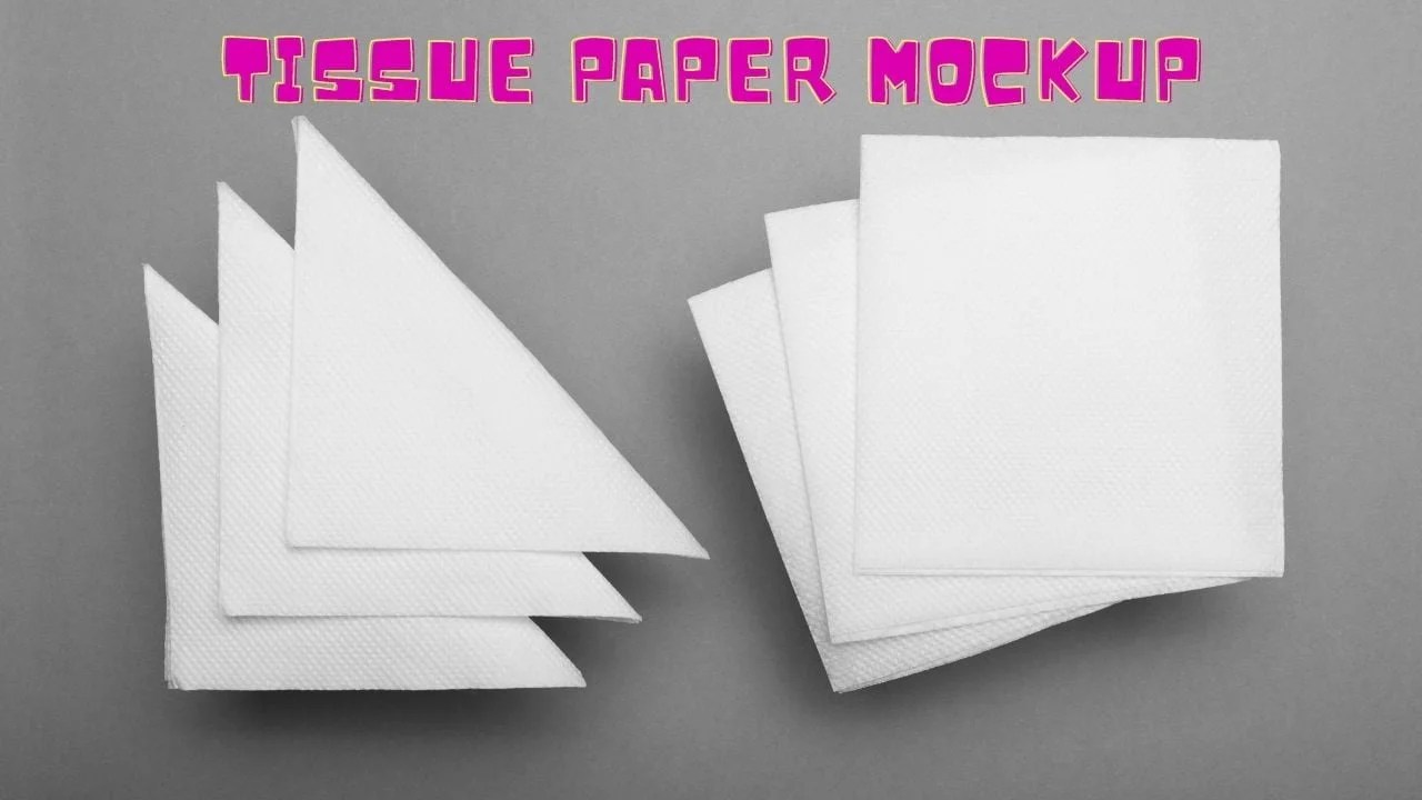 tissue paper mockup free Mockup Free PSD