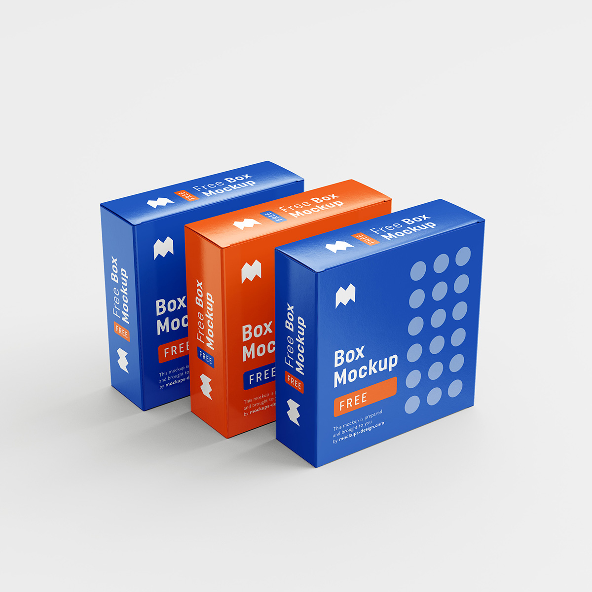 Free box mockup Mockups Design