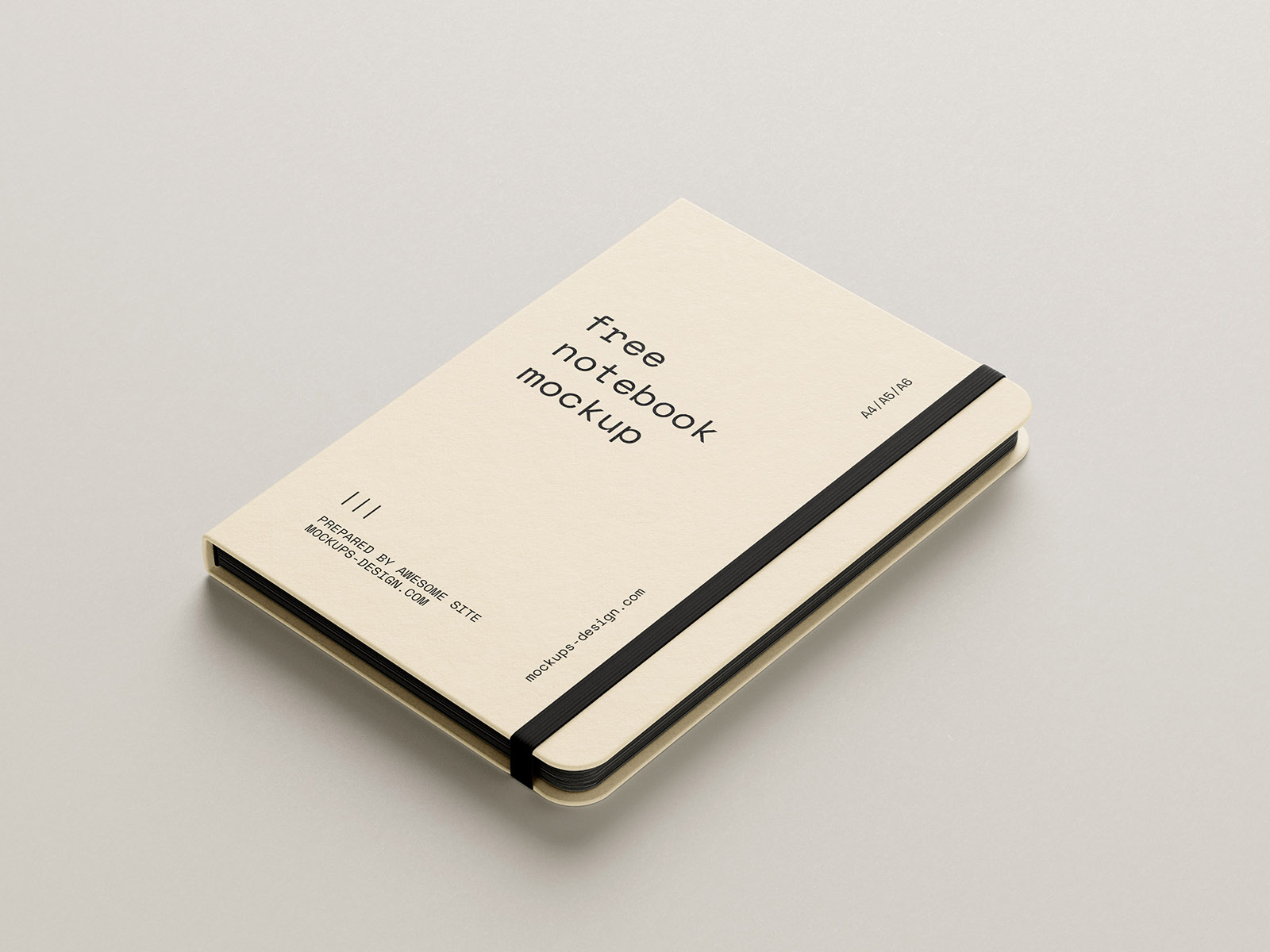 Free notebook mockup Mockups Design
