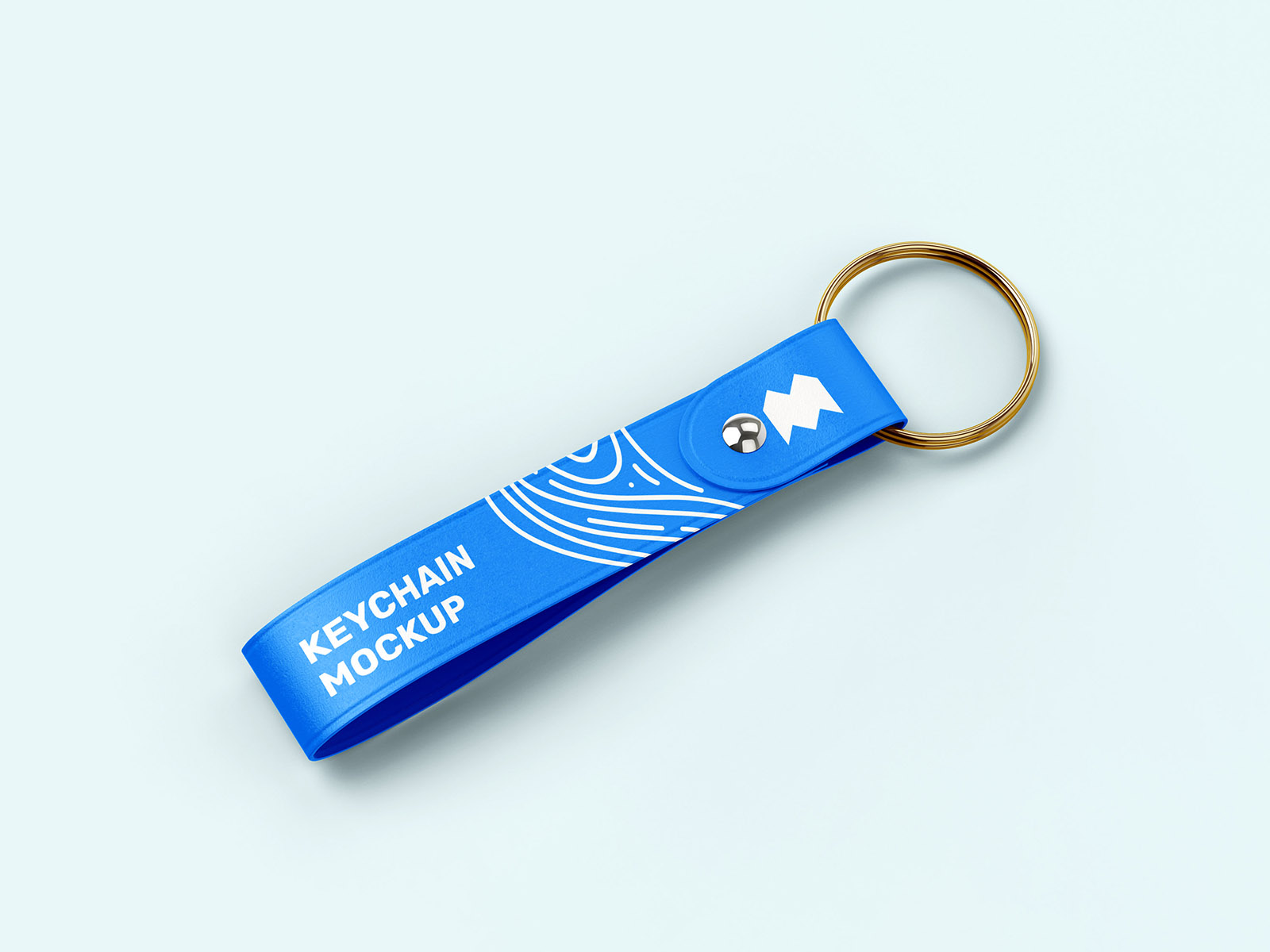 Free strap keychain mockup Mockups Design