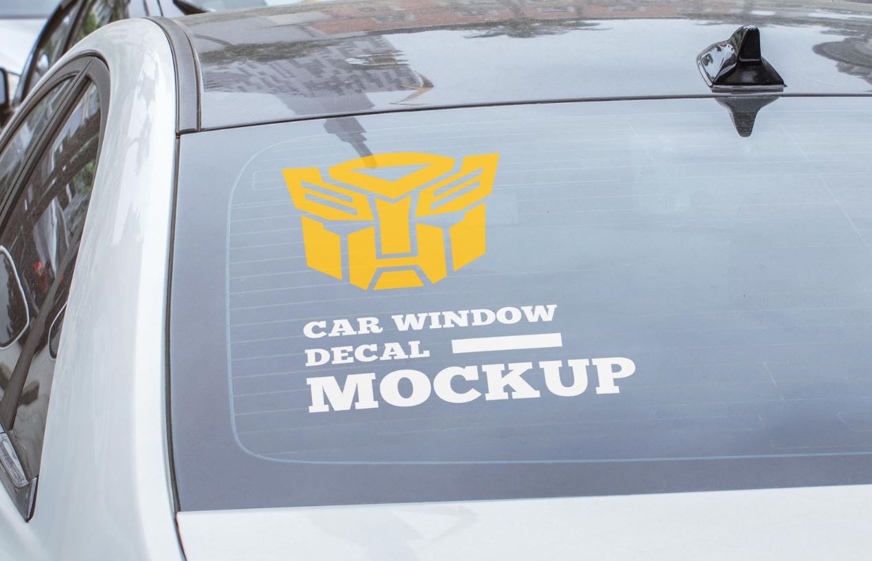 Car Sticker Design Mockup Mockuptemplate