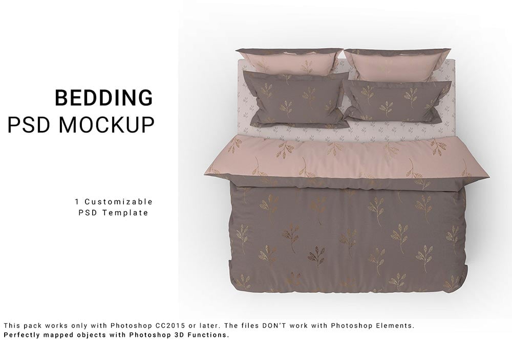 30+ Luxury Bedding Mockup PSD Templates Mockuptree