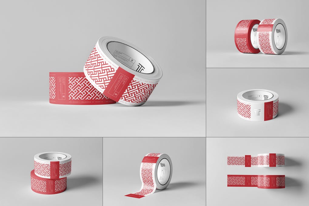 15+ Attractive Tape Mockup PSD Templates Mockuptree