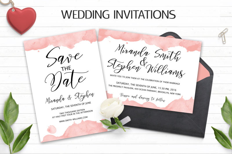 20+ Best Wedding Invitation Templates Mockuptree