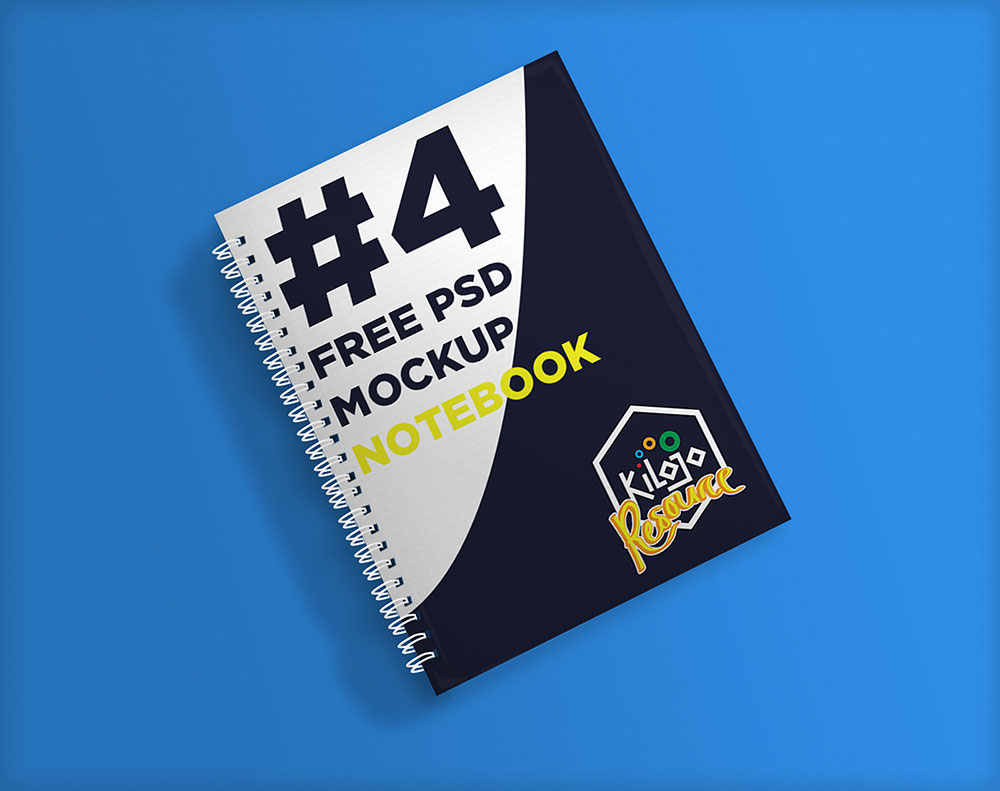 Free Front & Back Notebook Mockup Mockuptree