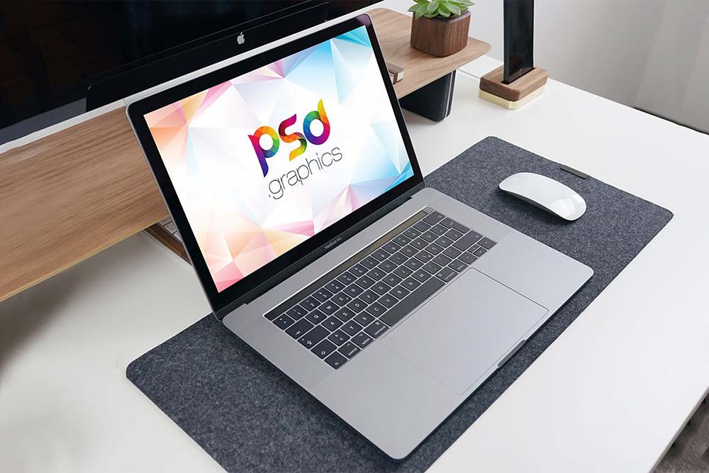 Realistic Free Macbook Pro Mockup PSD Mockuptree