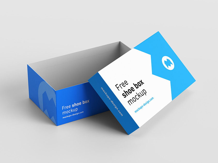 Free Shoe Box Mockups Mockuptree