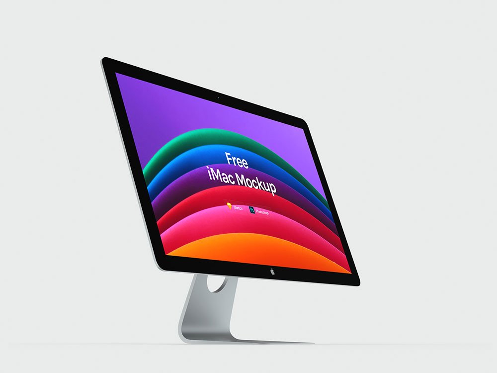 Free Apple iMac Mockups Mockuptree