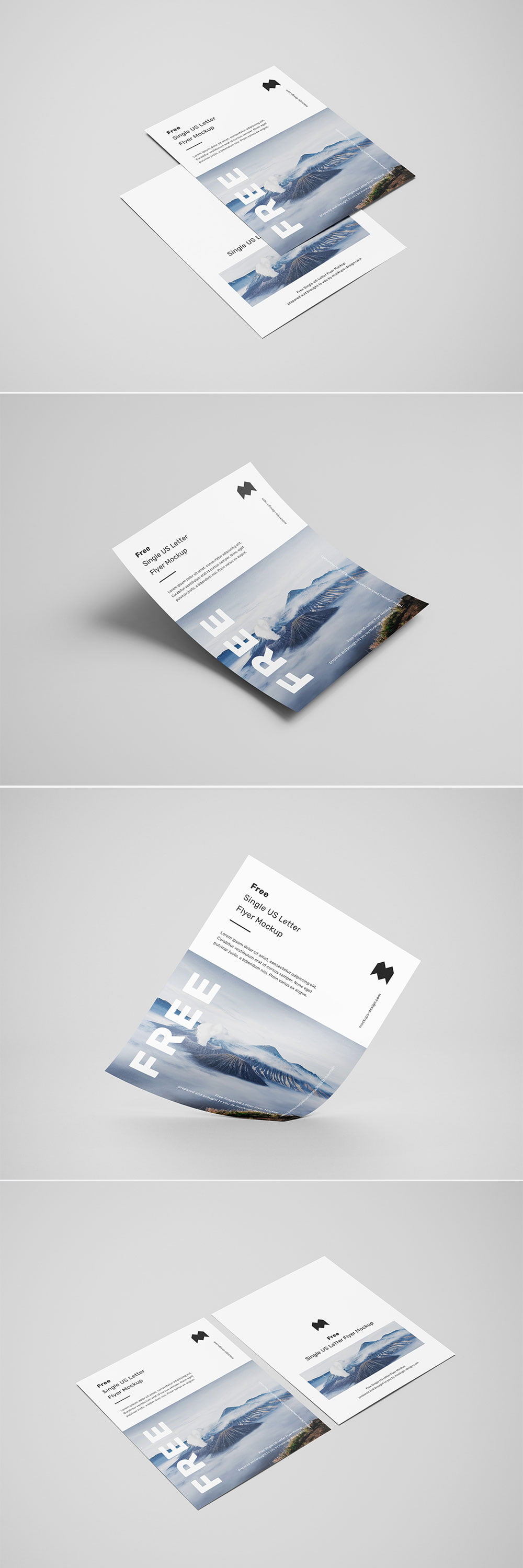 Free Letter Size Flyer Mockup Mockuptree